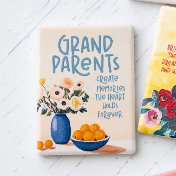 Billie Grandparents Ceramic Magnet