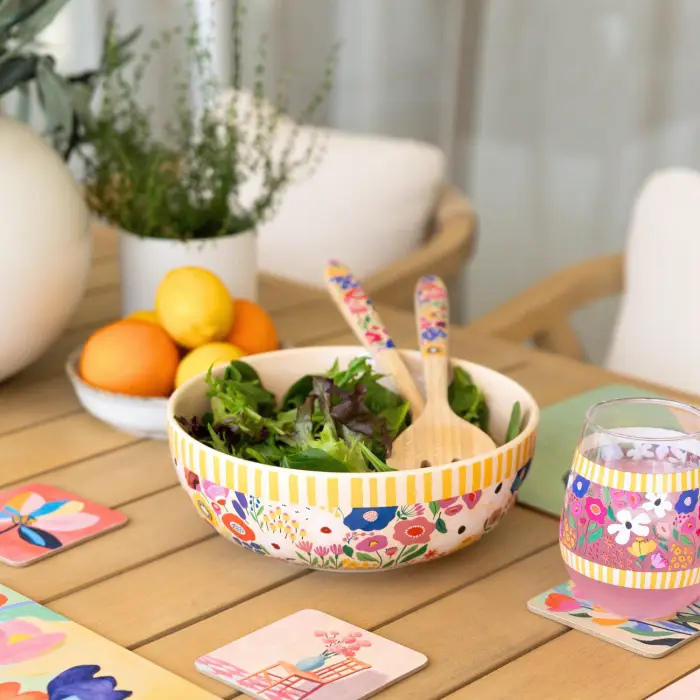 Billie Ceramic Salad Bowl
