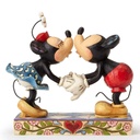 Disney Traditions - 16.5cm/6.5" Mickey & Minnie Kissing, Smooch For My Sweetie