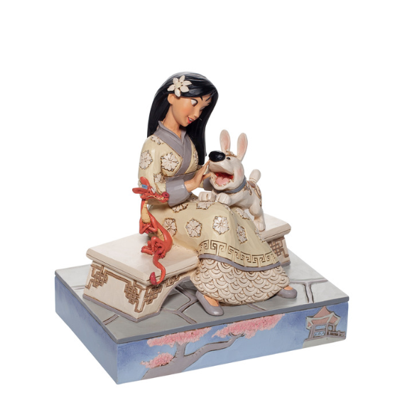 Disney Traditions - 14cm/5.5" White Woodland Mulan, Honourable Heroine