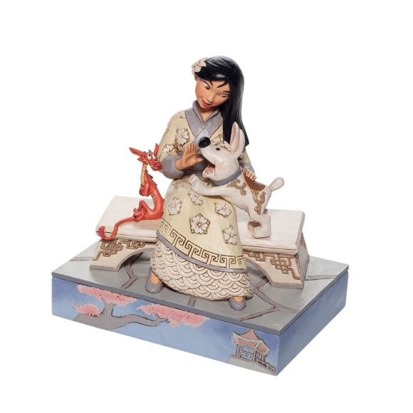 Disney Traditions - 14cm/5.5&quot; White Woodland Mulan, Honourable Heroine