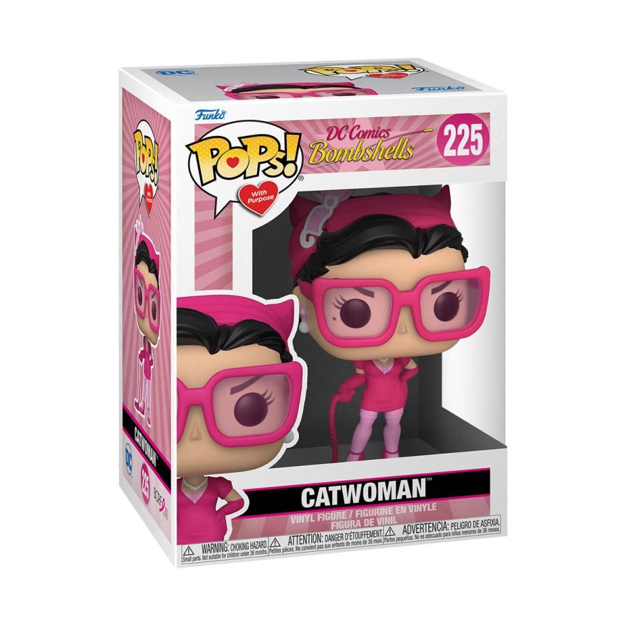 DC Comics Bombshells - Catwoman Breast Cancer Awareness Pop! Vinyl