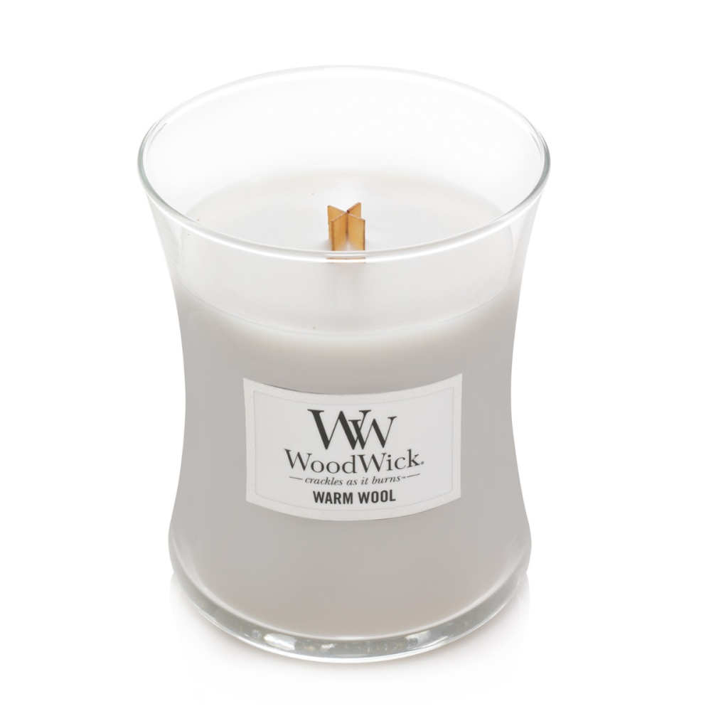 Warm Wool Medium - Woodwick Candles