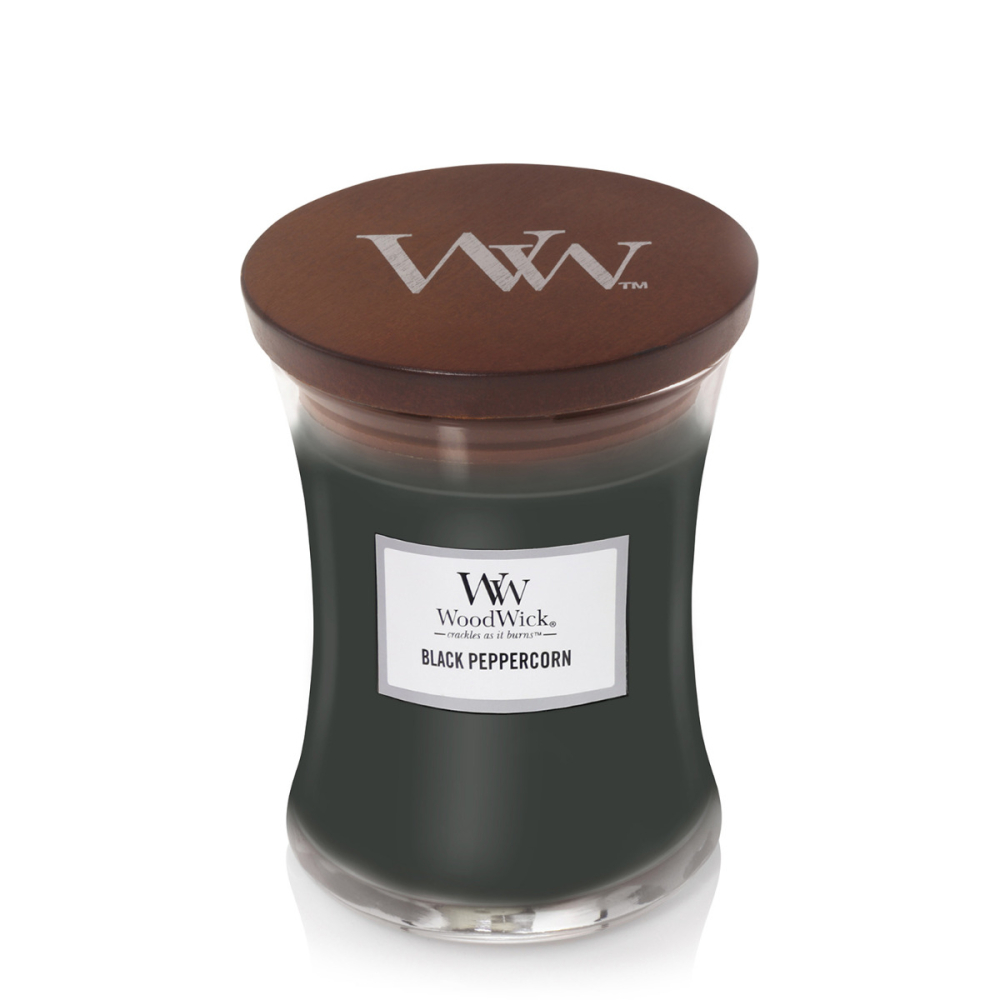 Black Peppercorn Medium - Woodwick Candle