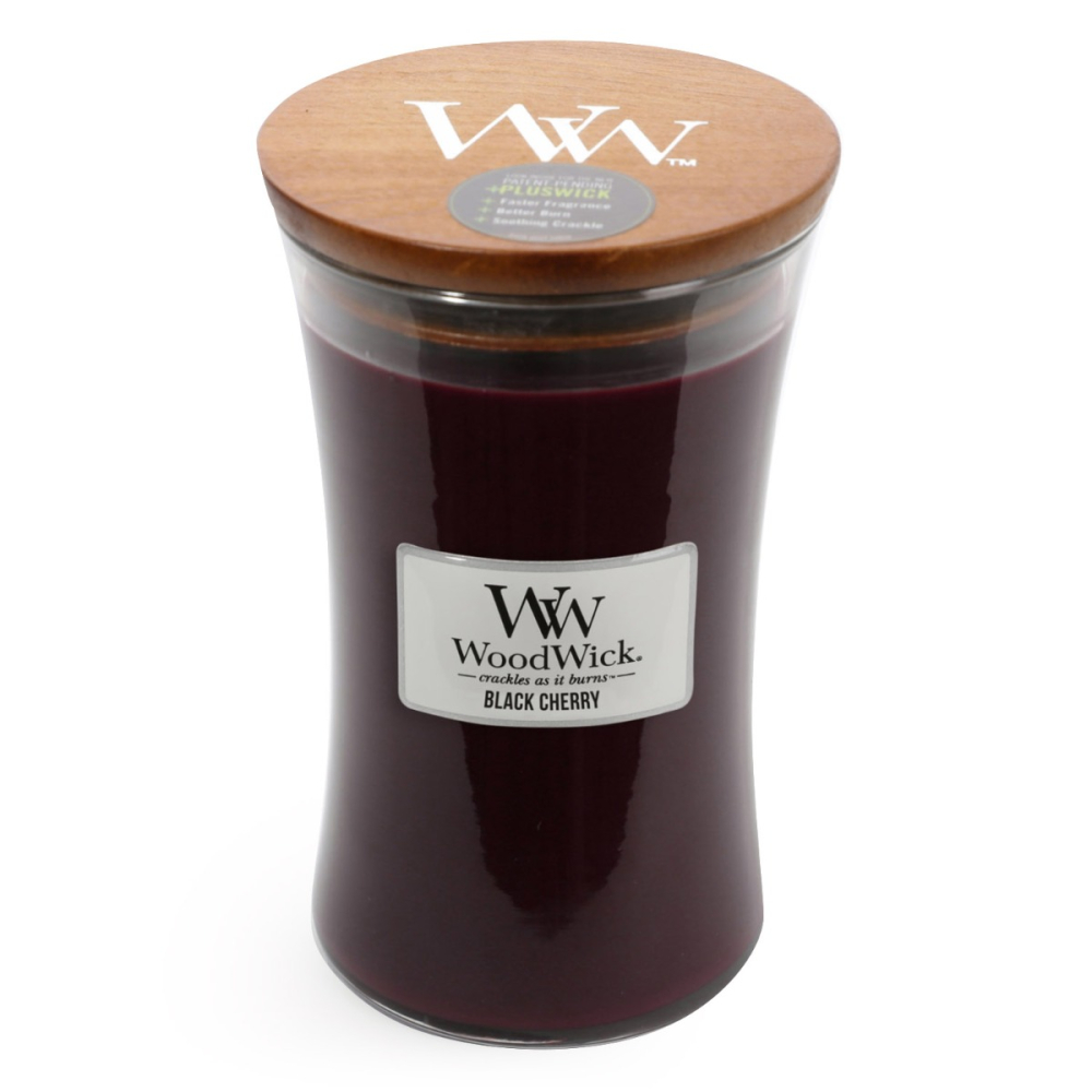 Black Cherry Large - Woodwick Candle