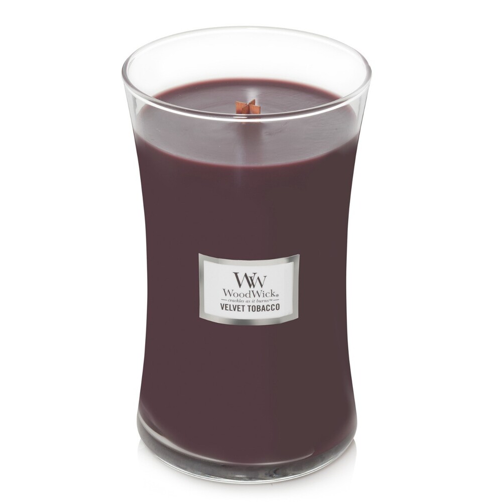 Velvet Tobacco Large - Woodwick Candle