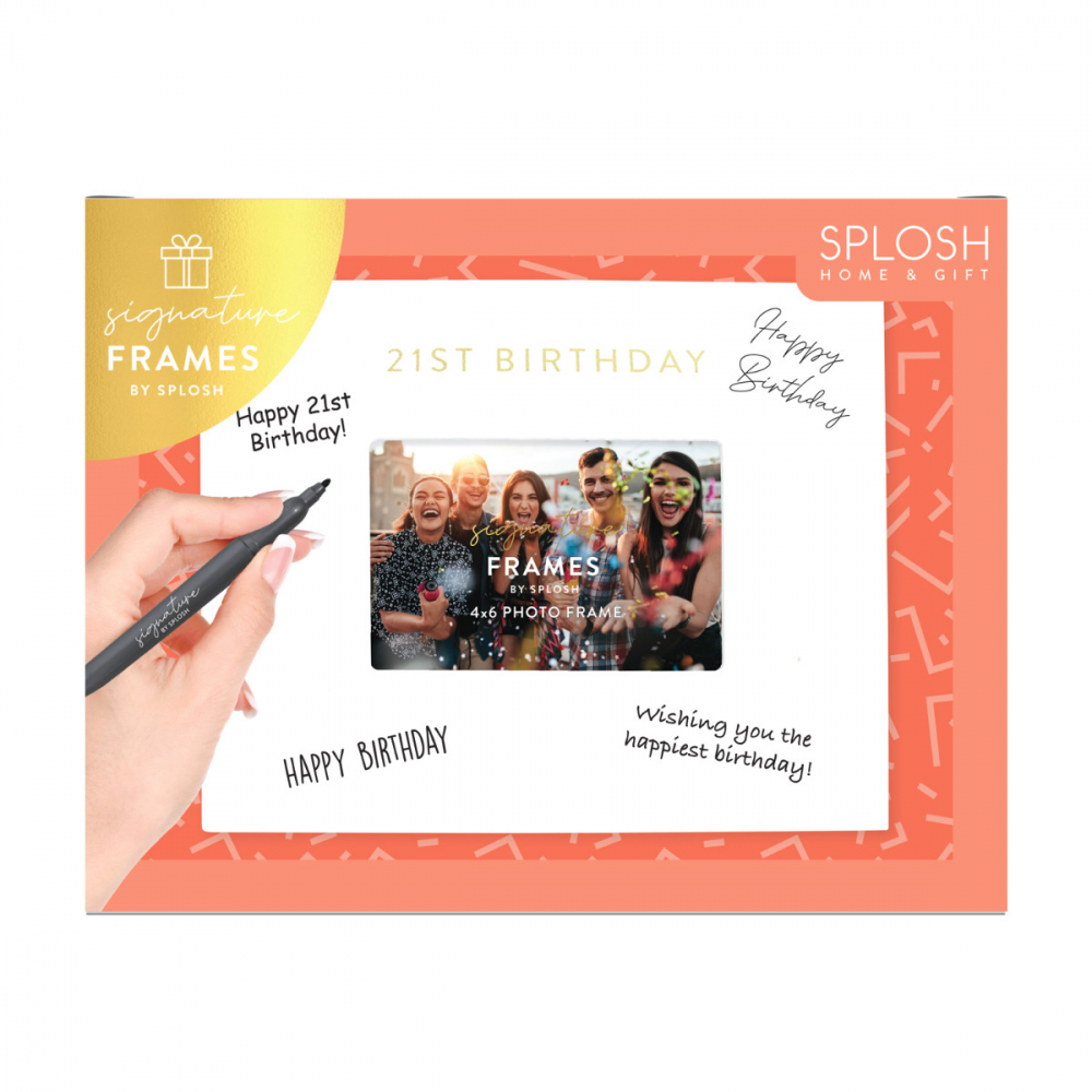 Signature Frame 21 - Splosh