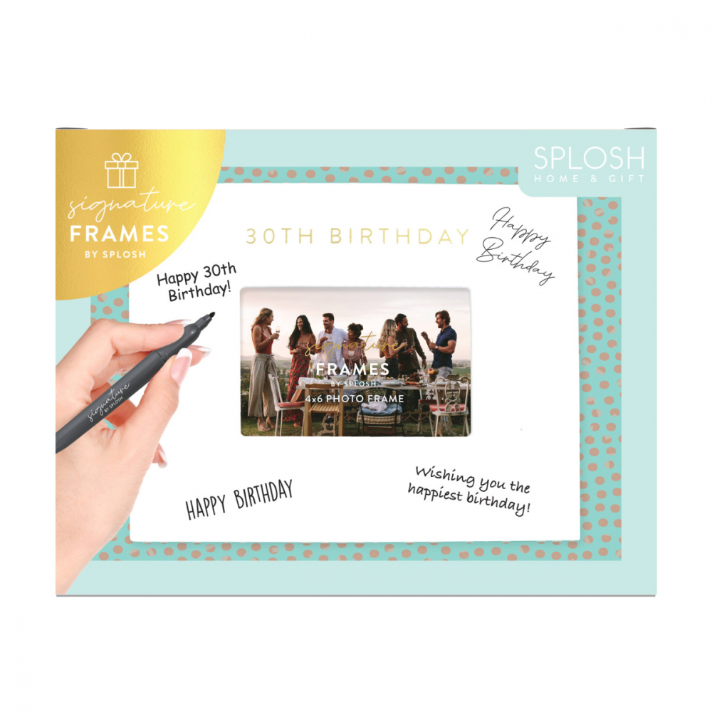 Signature Frame 30 - Splosh