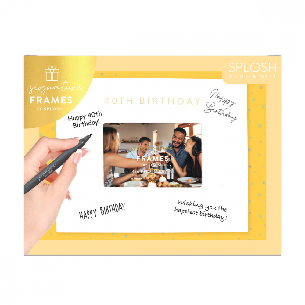 Signature Frame 40 - Splosh
