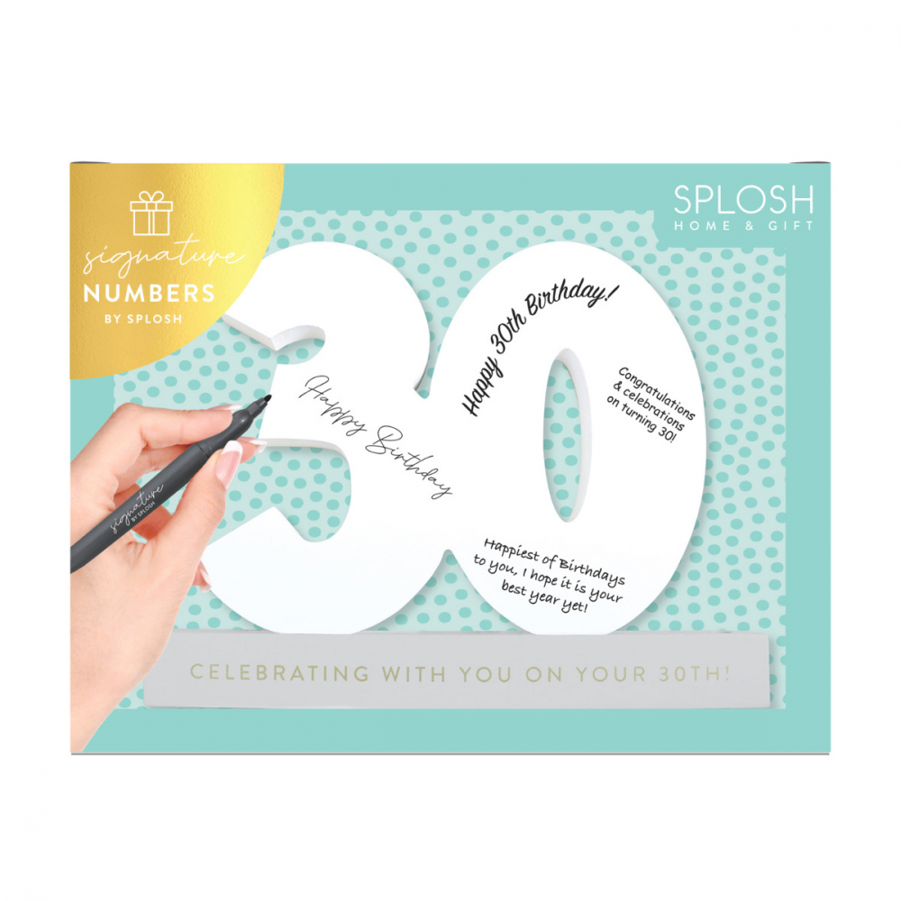 Signature Number 30 - Splosh