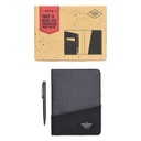 Travel Wallet Black & Grey