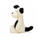 Jellycat Bashful Black & Cream Puppy (Small)