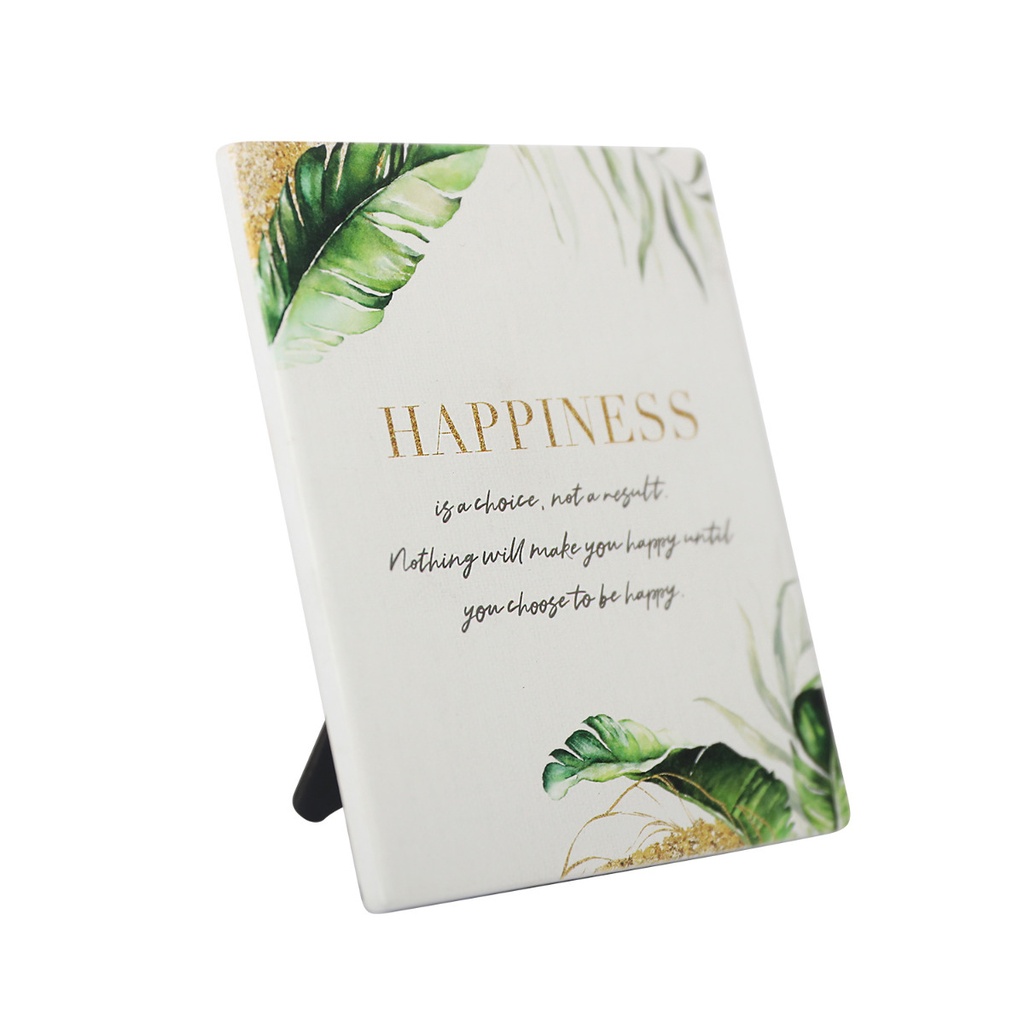 Elegant Greenery Happiness Verse - Splosh