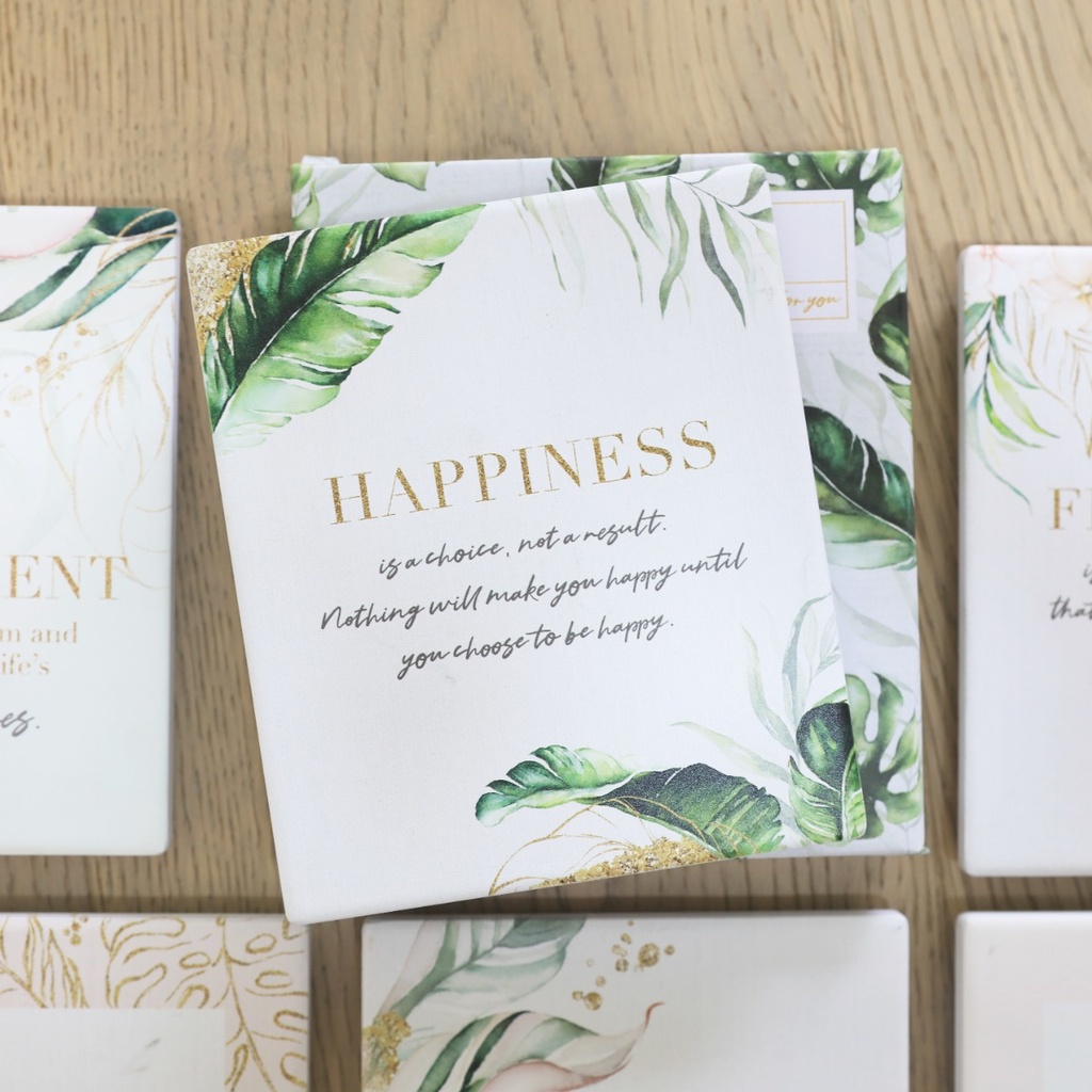 Elegant Greenery Happiness Verse - Splosh