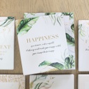 Elegant Greenery Happiness Verse - Splosh