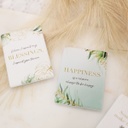 Elegant Greenery Happiness Ceramic Magnet - Splosh