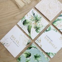 Elegant Greenery Bouquet Ceramic Coaster - Splosh