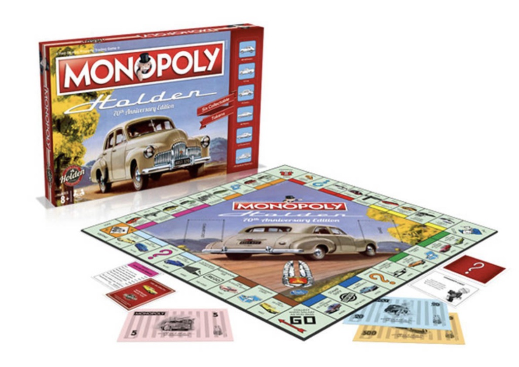 Holden Heritage Monopoly - Contents