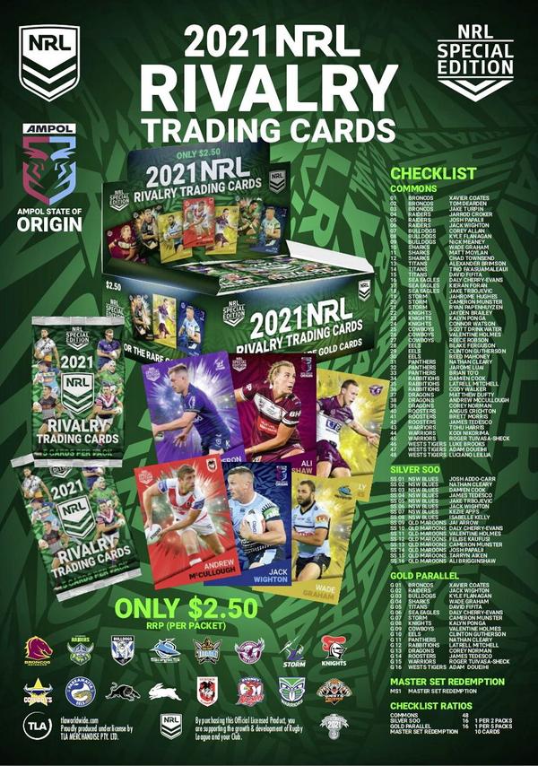 2021 NRL Rivalry Trading Cards