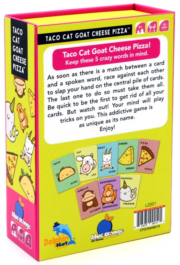 Taco Cat Goat Cheese Pizza Contents