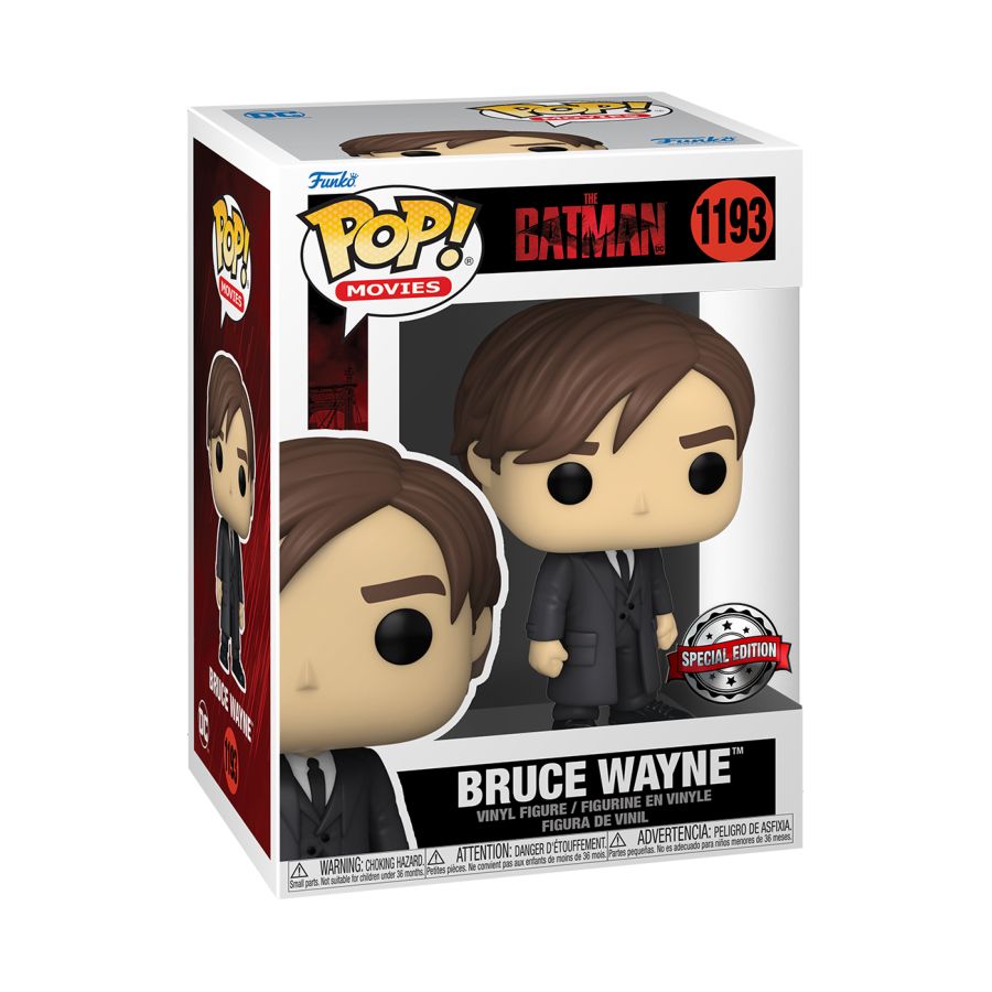 The Batman - Bruce Wayne (Suit) US Exclusive Pop! Vinyl