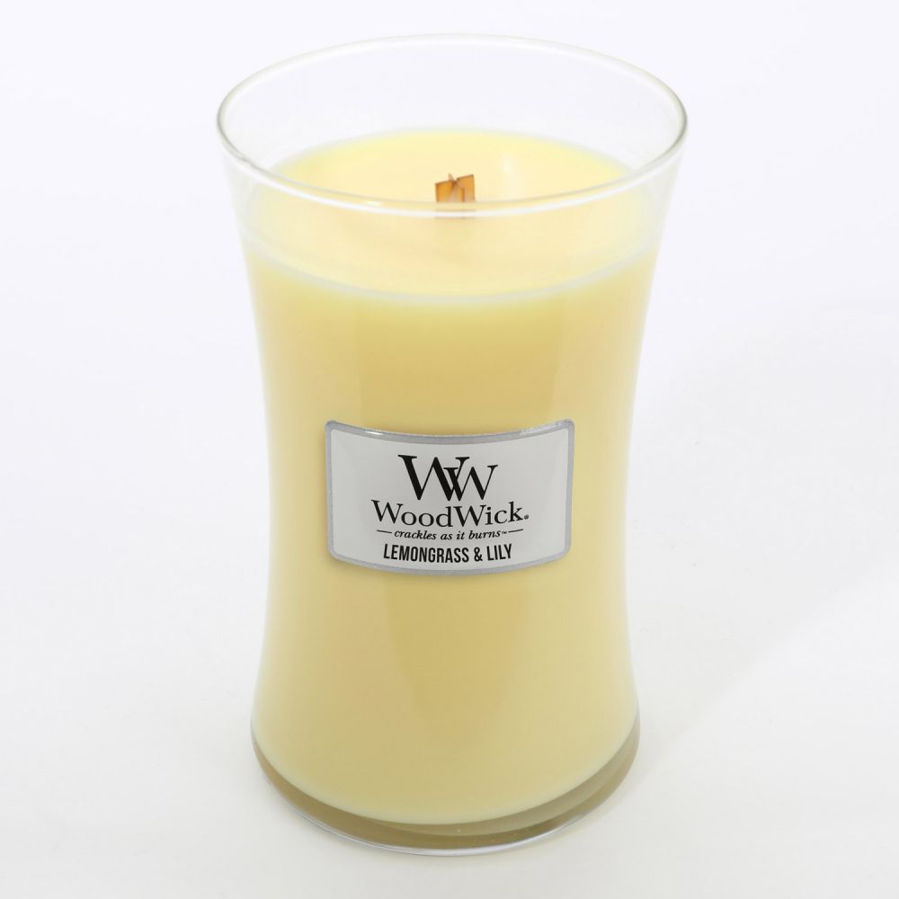 Woodwick Large - Lemongrass & Lily