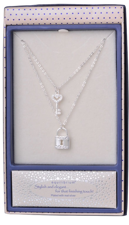 Love Lock Double Necklace - Equilibrium