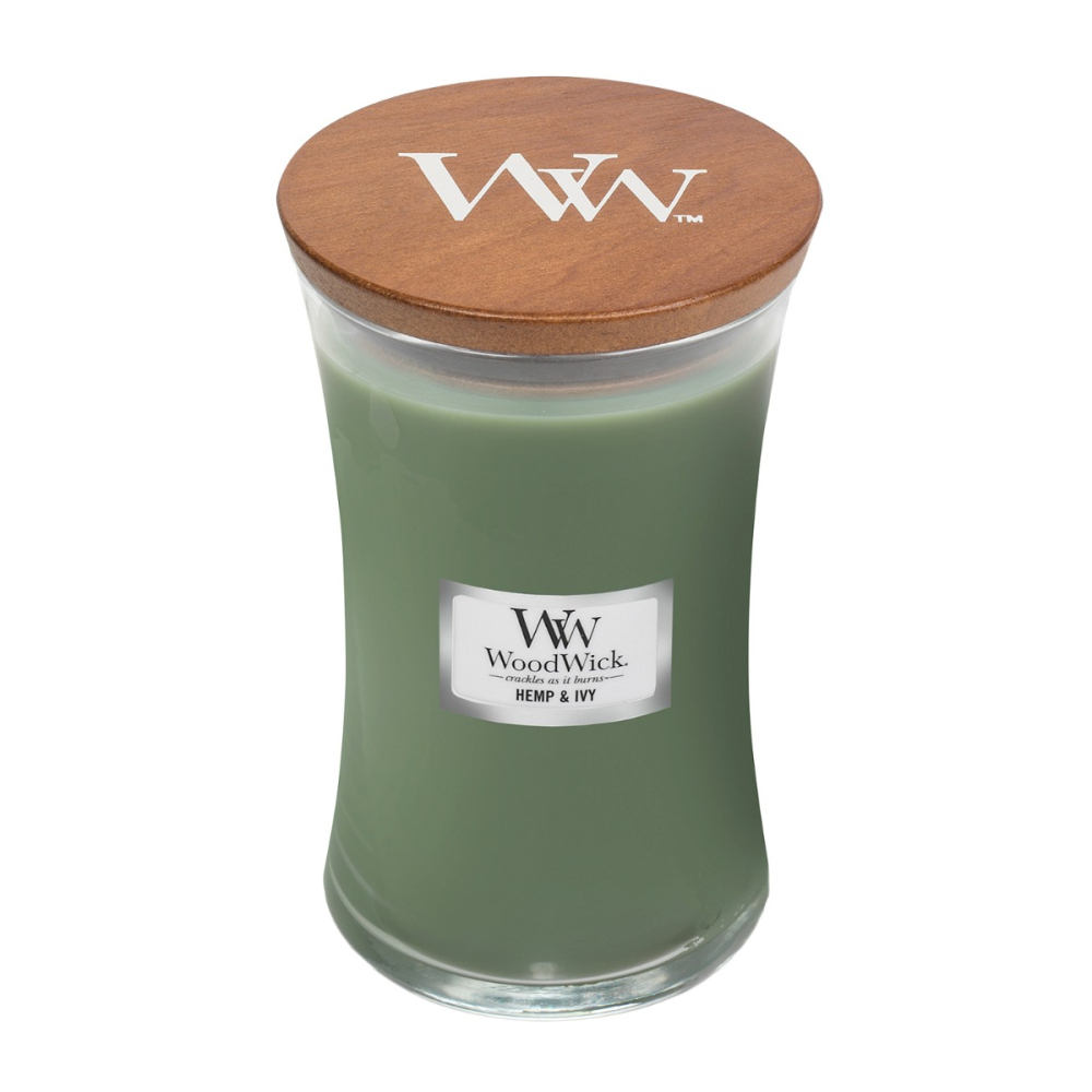 Hemp & Ivy Large - Woodwick Candle