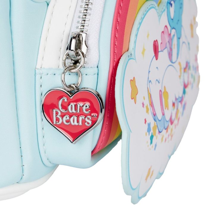 Care Bears 40th Anniversary Rainbow Castle Mini Backpack - Loungefly zipper