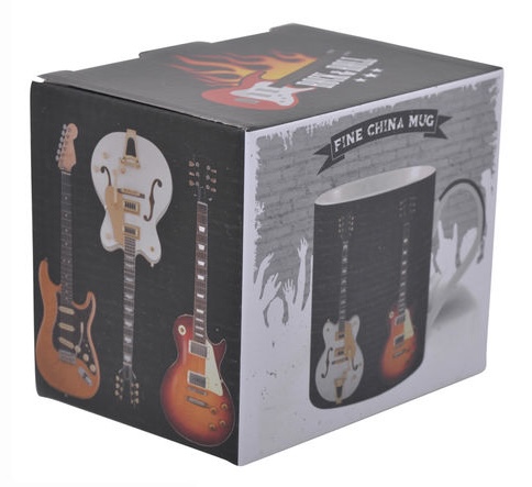 Guitar Mug packaging