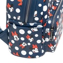 Disney - Minnie Mouse Polka Dots Navy Mini Backpack - Loungefly
