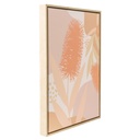 Fleur Bottlebrush Framed Canvas (44x64) - Splosh