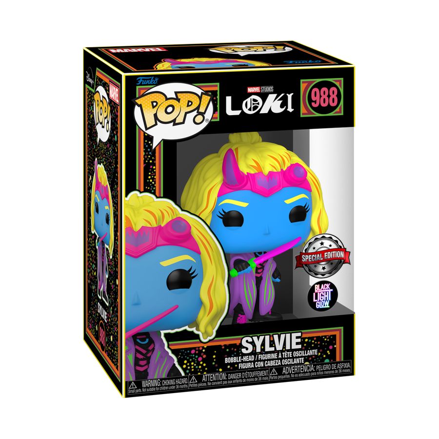 Loki - Sylvie Black Light Pop! Vinyl
