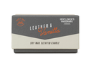 Concrete Soy-Wax Candle 7 Oz. - Leather And Vanilla - Gentlemen's Hardware