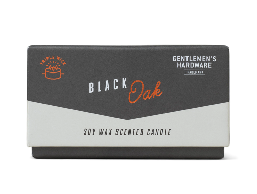 Concrete Soy-Wax Candle 7 Oz. - Black Oak - Gentlemen's Hardware