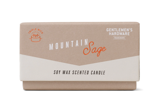 Concrete Soy-Wax Candle 7 Oz. - Mountain Sage - Gentlemen's Hardware