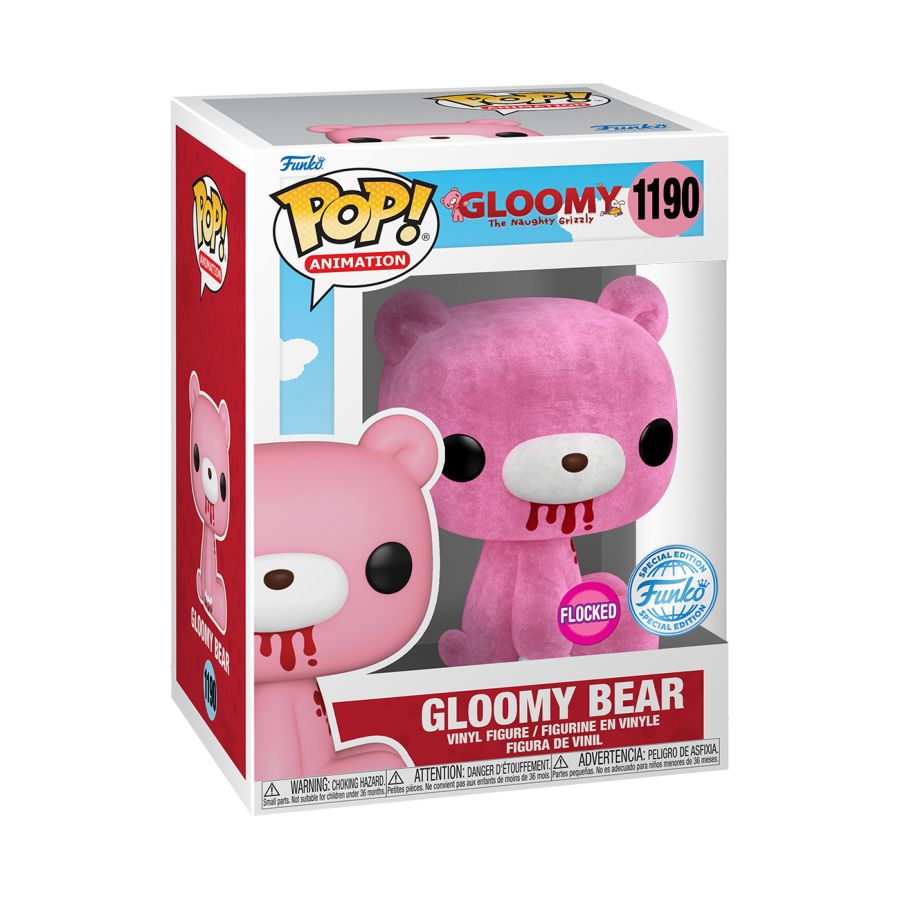 Gloomy - Gloomy Bear Flocked (with chase) US Exclusive Pop! Vinyl [RS]