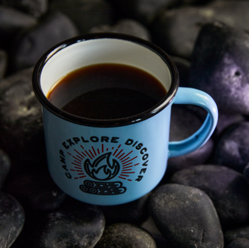 Camp Explore Discover Enamel Mug 11 Floz/325Ml - Gentlemen's Hardware