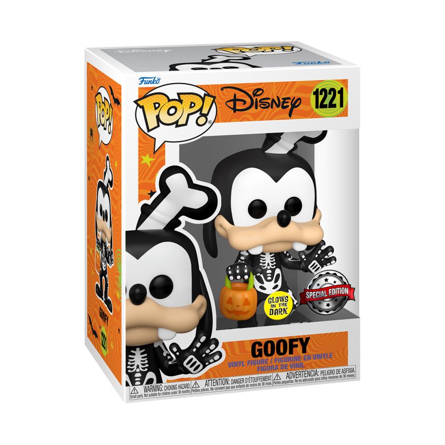 Disney - Goofy Skeleton Glow US Exclusive Pop! Vinyl [RS]