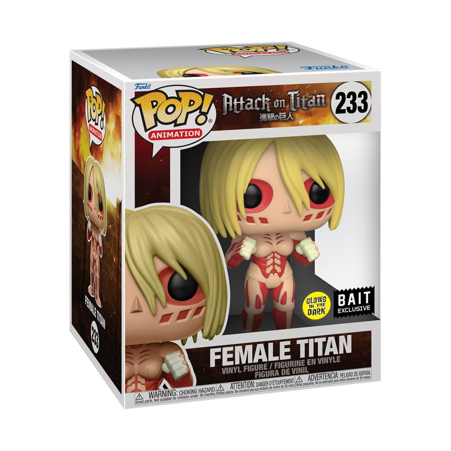 Attack on Titan - Female Titan Glow US Exclusive 6" Pop! Vinyl [RS]