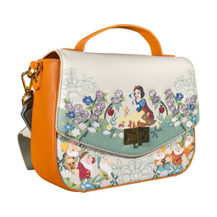 Disney - Snow White Floral Crossbody Bag - Loungefly