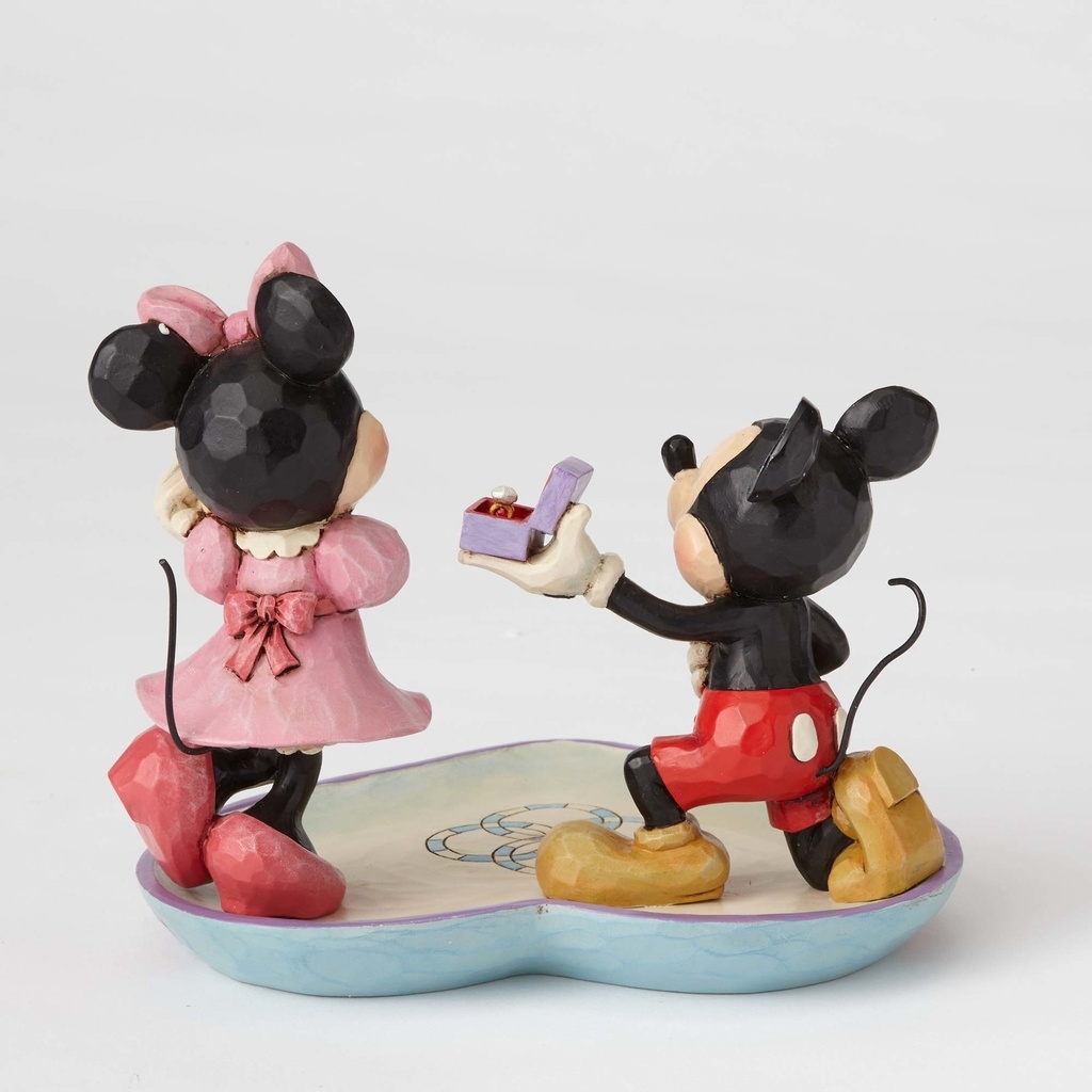 Disney Traditions Jim Shore - Mickey Proposing to Minnie