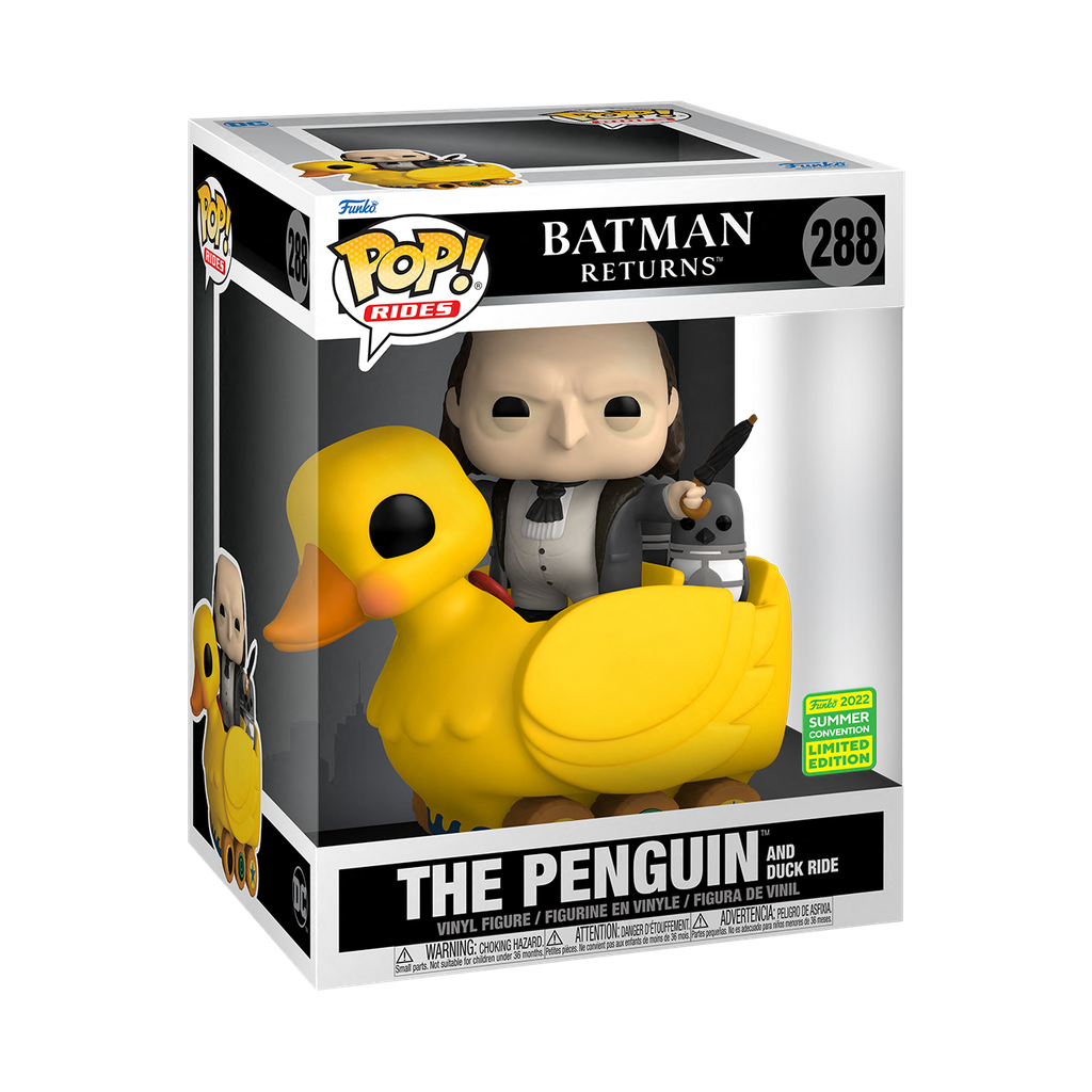 Batman Returns - Penguin on Duck SDCC 2022 Funko Pop! Vinyl Figure Ride RS