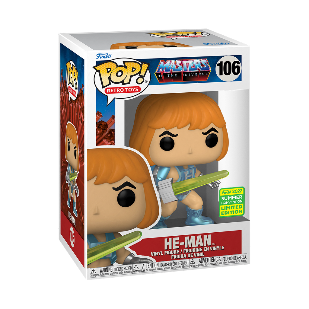 MotU - He-Man Laser Power SDCC 2022 Funko Pop! Vinyl Figure RS