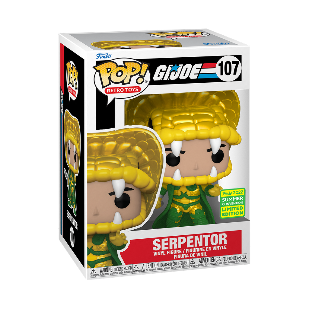 G.I. Joe – Serpentor SDCC 2022 Funko Pop! Vinyl Figure RS