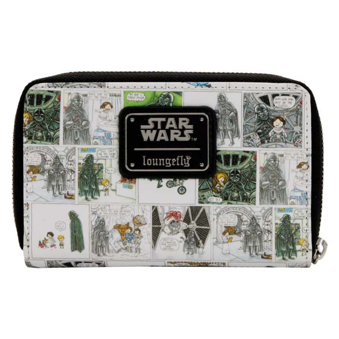 LOUSTWA0189-Star-Wars-Darth-Vader-Comic-Strip-Zip-Purse-Loungefly