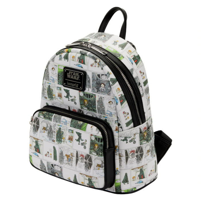 LOUSTBK0298-Star-Wars-Darth-Vader-Comic-Strip-Mini-Backpack-Loungefly