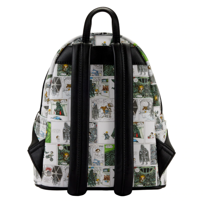 LOUSTBK0298-Star-Wars-Darth-Vader-Comic-Strip-Mini-Backpack-Loungefly