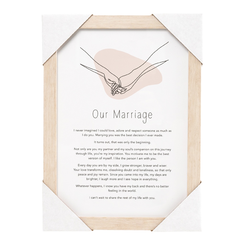 Gift Of Words Marriage - Splosh