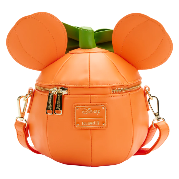 Disney - Minnie Pumpkin Glow In The Dark Face Crossbody - Loungefly